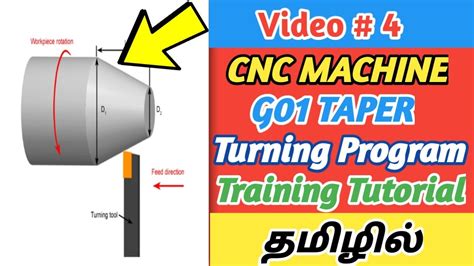 tamil cnc taper programming